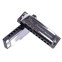 Harmonica 10 trous 20 ensembles d’Harmonica Blues 7 touches ensemble de tonalité de harpe cadeau de fête ensemble de… - Les Beatles, Paul McCartney, John Lennon, RIngo Starr, George Harrison Harmonica 10 trous 20 ensembles d'Harmonica Blues 7 touches ensemble de tonalité de harpe cadeau de fête ensemble de… – Image 2