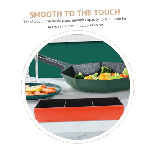 Plato para sushi estilo japonés de plástico miniatura 2