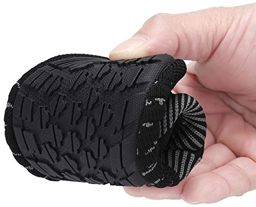 SAGUARO Kinder Hausschuhe Jungen Pantoffeln Mädchen Slippers rutschfest Yoga Kleinkinder Schuhe Unisex-Baby Indoor Weich Walkingschuhe Hüttenschuhe Dunkelschwarz 32/33 EU