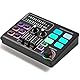 Mischpult, Gaming Audio Mixer Gaming Sachen RGB Soundkarte Audio-Interface mit Bluetooth Stimmverzerrer Funktion für PC/Phone/Gamer Creators/Live/YouTube/Individuelle Steuerung/Podcast