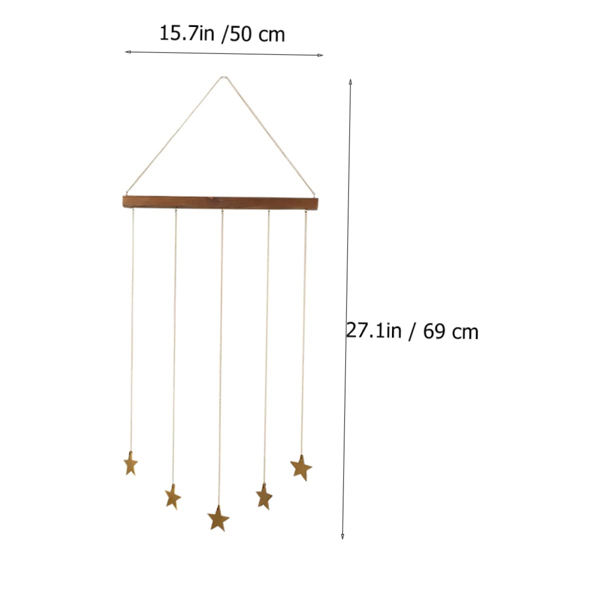 GRIRIW Chic Tapestry Photo Display Rack Hanging Frame for Pictures Postcards Photos