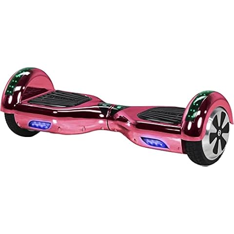 Robway W1 Hoverboard - Das Original - Samsung Marken Akku - Self Balance - 22 Farben - Bluetooth - App - Led (Pink Chrom) Cover