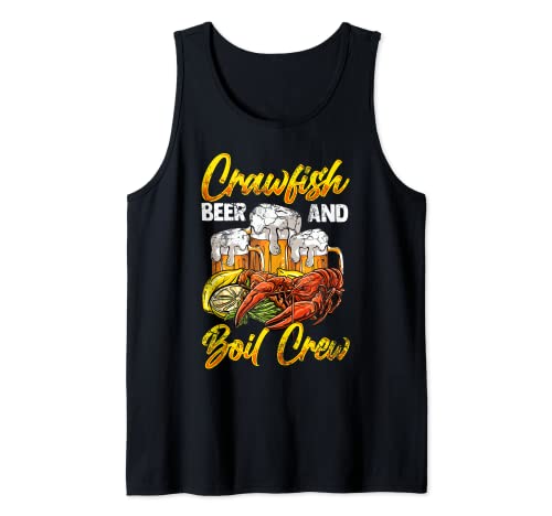 Crawfish Beer And Heril Crew Camiseta sin Mangas
