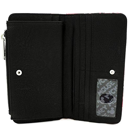 Loungefly Faux Leather x Mickey Mouse Plaid Wallet (Multicolored, One Size)3