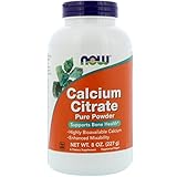 NOW Supplements, Calcium Citrate Powder, Highly Bioavailable Calcium, Supports Bone Health*, 8-Ounce