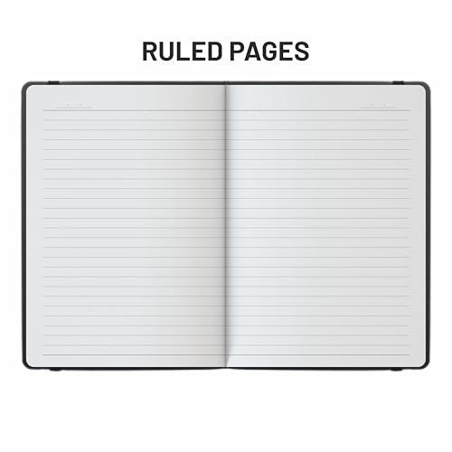 Image of Anupam Fluct A5 Ruled Journal + Snapy 0.5mm Gel Pen Combo | 160 Pages | 80 GSM Acid-Free Paper | Lay-Flat Hardcover | Waterproof Quick-Dry Ink | Writing Kit for Office & Daily Journaling (Green)