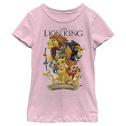 Disney Lion King Tall Cast Girl's Solid Crew Tee