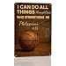 Basketball Decor "I Can Do All Things Through Christ" Basketball Sign, Vintage Metal Tin Wall Art for Gym & Workout Room, Motivational Decor for Boys Men, Inspirational Gift for Boys and Men 8x12 Inch