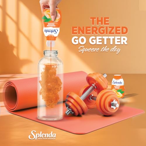 Image of SPLENDA Liquid Water Enhancer Drops, Sugar Free, Zero Calorie, Natural Flavor, Concentrated Drink Mix, 3.11 Fl Oz Each Bottle (Mandarin Orange, 2 Pack)