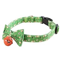 犬 ハロウィン 蝶ネクタイ リボン おしゃれ 首輪 かわいいかぼちゃ Amazon | ハロウィンの首輪 | かぼちゃの蝶ネクタイペットの首輪,写真