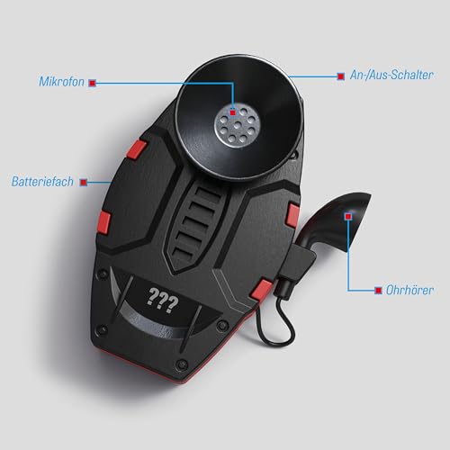 Die drei ??? Hörspion von KOSMOS 632496, Detektiv Gadget, Detektiv-Spielzeug, Agenten-Ausrüstung für Kinder ab 8 Jahre, Die drei Fragezeichen Spielzeug, Detektiv Ausrüstung, Detektivset