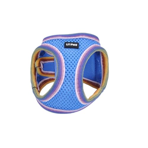 Coastal - Li'l Pals - Comfort Mesh Dog Harness, Blue Lagoon, 3/8' x 8'-10'
