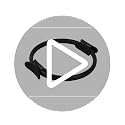 Image of LAFILLETTE Pilates Ring 15 inch Fitness Circle - Lightweight & Dual Foam Padded Handles | Yoga Ring for Toning Arms, Thighs /Legs & Core, Thigh Workout, Thigh Toner, Inner Thigh Exercise Equipment (Black)