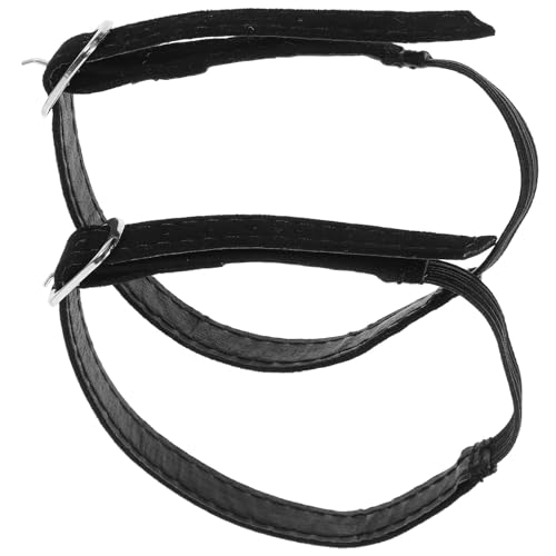 HORIALENCE Cinturini Regolabili per Tacchi Alti da Donna, Cinturini Elastici per Tallone Comodi e Sostituibili, Accessori Anti-caduta per Scarpe senza Lacci, Set da 2 Pezzi in Pu Resistente