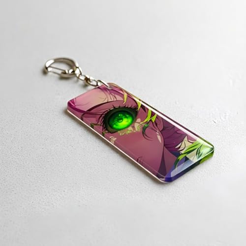 Image of Anime Acrylic Glowing Eyes Keychain | Luminous Eye Glow Key Ring | Premium Otaku Accessory for Bags, Bikes, Cars, Backpacks & Keys
