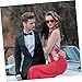 KESYOO 2pcs Double Layer Mesh Veil with Hair Comb Short Black Cover Veils for Wedding and Fashion Elegant Lightweight Tulle Head Covering for Photo Props and Stage Performances