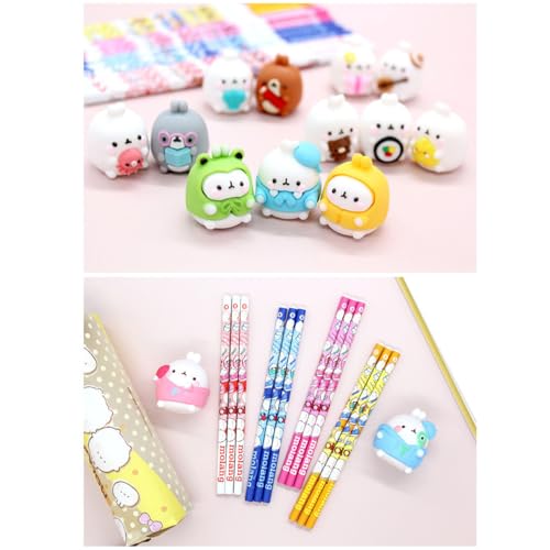 Set de Lápices Molang con Figura Miniatura 12 pzas miniatura 5