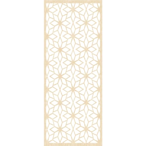 Image of Lake Decorative Pierced Fretwork Wood Wall Panels, 33 3 /8 inchW x 84 3 /8 inchH x 3 /8 inchT, Birch