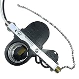 E-27 Multi Lampholder Socket Ceiling Fan Switch Zing Ear ZE-310D Socket with ZE-109M Pull Chain...