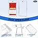 DEDC 10-PACK Booster Pack Protector One Touch Card Holder, Magnetic Display Holder Booster Bundle Case Fit Booster Pack UV Protect Your Collectible Cards