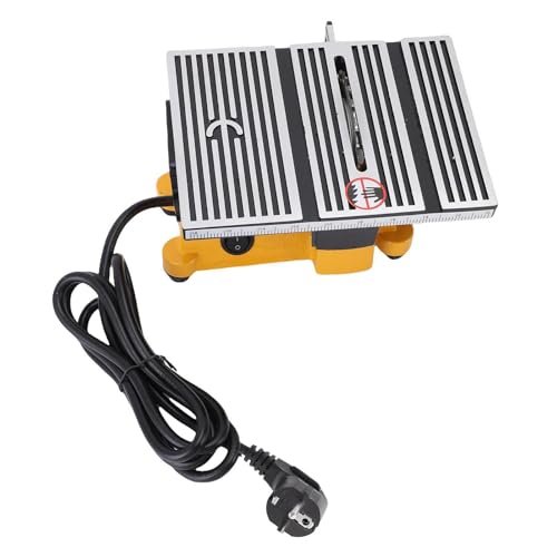 Garosa Mini Sierra de Mesa, Aleación de Aluminio, Herramienta de Corte Versátil, Diseño Compacto, Ideal para Manualidades de Carpintería