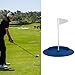 kowaku Golf Putting Cup for Practice with Flag Portable Silicone Skill Levels, Blue