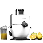Cecotec StrongTitanium 19000 frullatore orbitale per frutta e verdura con 19000 giri/min, potenza massima 650 W, rivestimento in titanio su disco, canale di ingresso XL