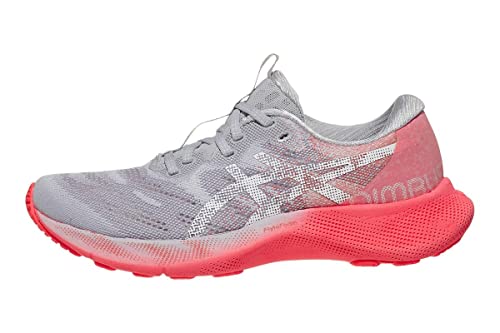 Asics Nimbus 23 Lite Show Zapatillas de Carretera para Mujer Gris Rosa 39 EU