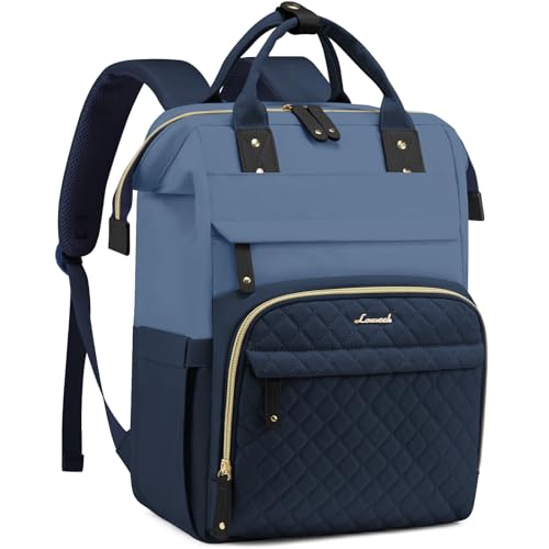 Image of LOVEVOOK Laptop Backpack for Women, 15.6 inch Waterproof Nurse Bag Teacher Work Backpack Purse for Women, Travel Computer Backpack for College Office Business Ladies