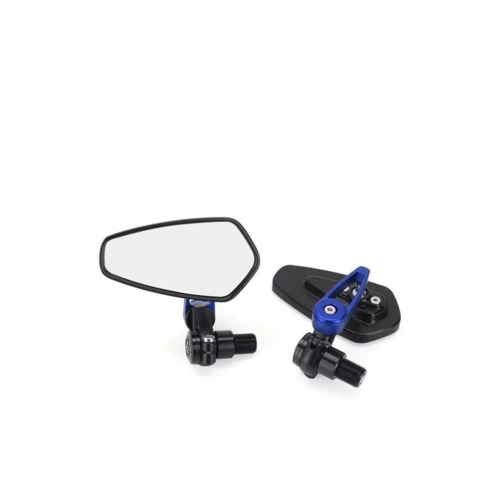 motos Miroir vélo Rétroviseur Latéral Guidon Pour Moto, Accessoire Rotation, Pour MT 07 09 MT07 MT09 MT10 SP Pour XSR700 Pour XSR900 FZ07(Blue)