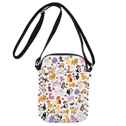 G2TUP Cats Crossbody Bag Kitten Themed Gifts Cats Lover Gifts Kitten Shoulder Bag