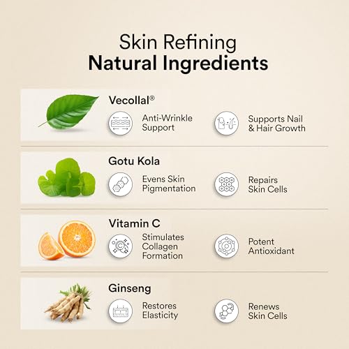 Image of Wellbeing Nutrition Vegan Pro Collagen | Gotu kola, Ginseng, Vitamin C & E | Boosts Collagen Production | Improves Skin Hydration, Texture | Unflavored