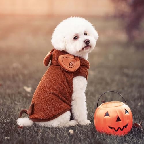 Disfraz Mono para Perro Grande FLAdorepet Halloween miniatura 4