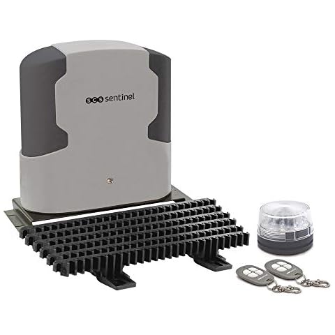 SCS Sentinel onegate3 Sliding Gate Motorisation for 12 Volt, Grey Cover