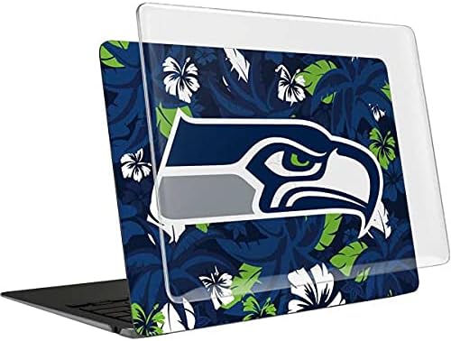 Skinit Case + Skin Compatible with MacBook Air 13in M1 (2021) - Officially Licensed NFL Seattle Seahawks Tropical Print Design