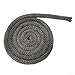 Fiberglass Wood Stove Gasket Rope Seal, 18/20 Mm Diameter, 2 M Length, For Wood Or Pellet Stove Door, Log Burner, Chimney, Fireplace, Boiler, And Industrial Oven(18mm)