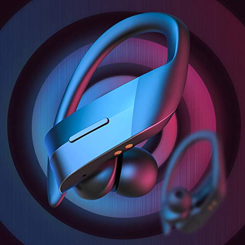 Andoer Fones de ouvido potáveis ​​com visor de bateria Fone de ouvido BT Fone de ouvido sem fio Fone