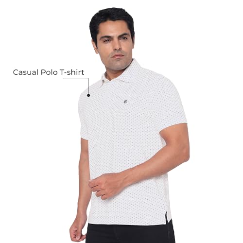 Image of MANE AND MINI Men's Cotton Polo Neck T Shirt Regular Fit Half Sleeve Casual