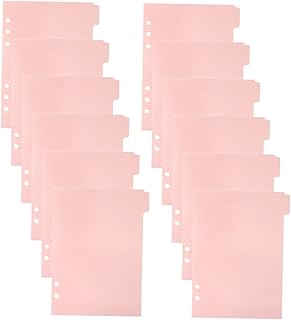 BUTIFULSIC 12Pcs Partição Defletor Divisórias De Notebook Bloco De Notas Divisórias Separadores De Fichário Separadores De Fichário Removíveis Divisórias De Fichário De Plástico Divisórias