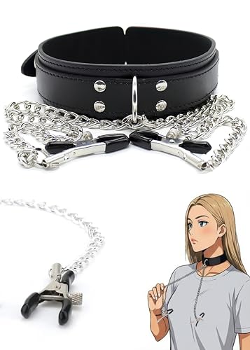 Sexy Body Jewelry Non Piercing for Women Body Chain with Neck Choker Women Sensory Toys Black