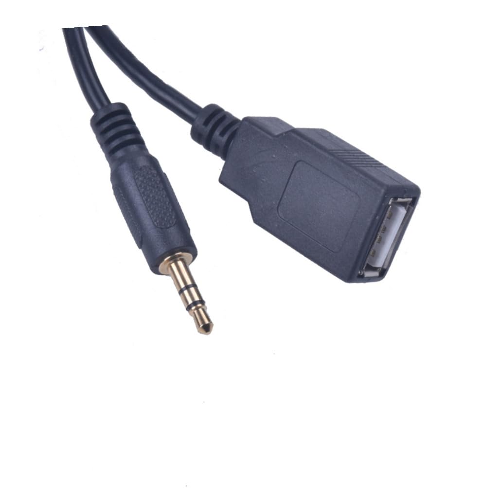 Mobestech USB Car Aux Adapter with Aux Interface for Supports USB Disk Mmc Direct Connection for Cd Quality Sound No Battery Required Compatible with Models