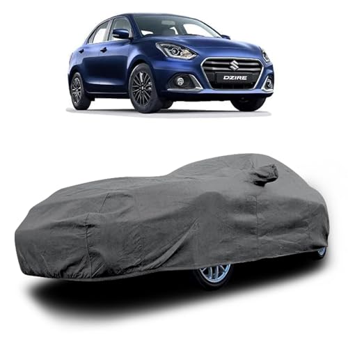 Image of Heavy-Duty Car Cover for Compatible with Maruti Dzire (2005 to 2025 All Models) Deluxe Car Protection Cover - Waterproof & UV-Resistant All-Season Exterior Protection