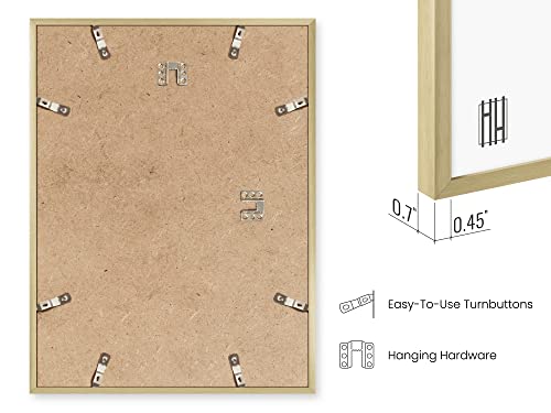 HAUS AND HUES Goldfarbener Aluminiumrahmen, 6 Stück, 20,3 x 25,4 cm – Ansicht 3