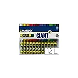 Estuche 12 ceras Manley MNC00001 - Pack de 12 ceras, multicolor