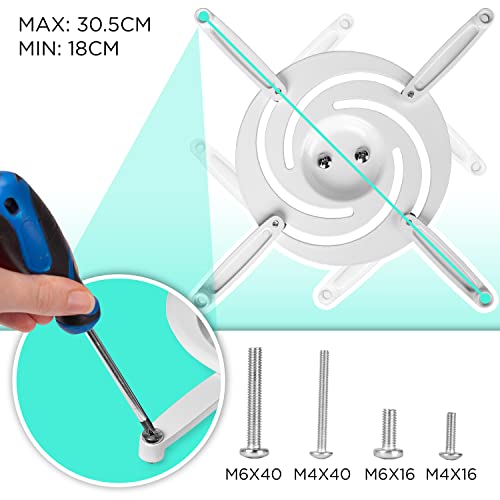 Support de projecteur universel orientable avec fixation plafond - 4