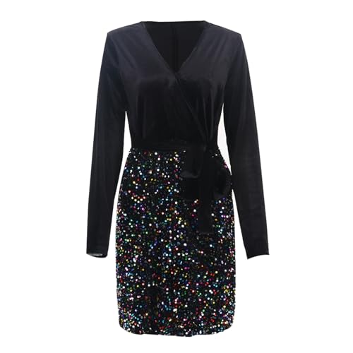 Robe décontractée à manches longues pour vos sorties chic et fêtes d'hiver - 3