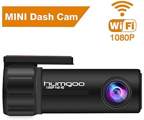 【Upgrade Version】HUMGOO Mini Dash Cam, 1080P Full HD Car Camera 170 Wide Angle WDR Display Night Vision Motion Detection and G-sensor Parking Monitor and Motion Detection Video Recorder In Car
