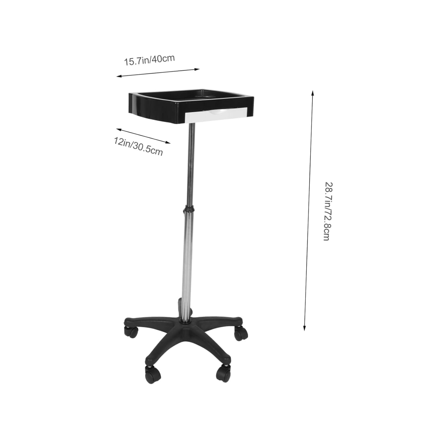 esmen Carrello per Parrucchiere 1PC Vassoio per Salone su Ruote Vassoio per Strumenti per Tatuaggi Carrello Mobile per Parrucchiere per Carrello di Bellezza per Spa Clinica