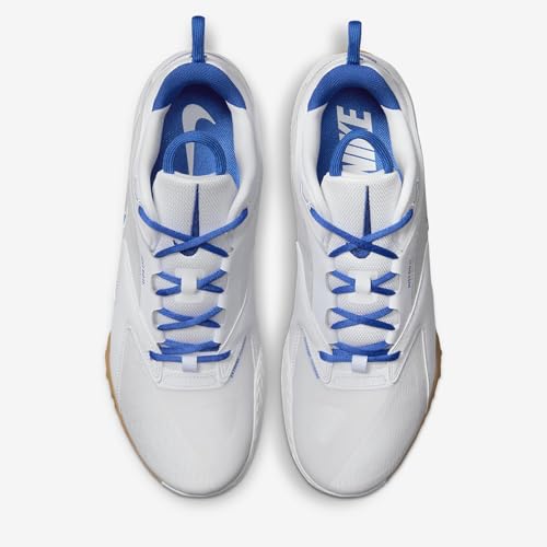 Nike HyperAce 3 Volleyball Shoes (FQ7074-106, White/Photon Dust/Game Royal) Size 5.54