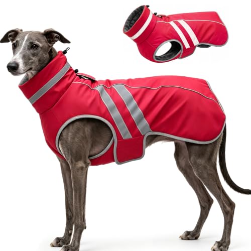 Oslueidy Abrigo de Perro cálido Impermeable Chaqueta de Invierno Perros Abrigos de Fleece Vestidos de Mascotas Ropa Chaquetas de Perro para Perros pequeños medianos Grandes XL-6XL